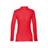 Рубашка-поло женская BERN WOMEN, д/р, красный, 2XL, 100% хлопок, плотность 210 г/м2 (Изображение 3)