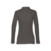 Рубашка-поло женская BERN WOMEN, д/р, серый, 2XL, 100% хлопок, плотность 210 г/м2 (Изображение 3)