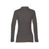 Рубашка-поло женская BERN WOMEN, д/р, серый, 2XL, 100% хлопок, плотность 210 г/м2 (Изображение 3)