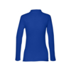 Рубашка-поло женская BERN WOMEN, д/р, синий, XL, 100% хлопок, плотность 210 г/м2 (Изображение 3)