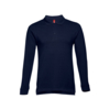 Рубашка-поло мужская BERN, д/р, тёмно-синий, 5XL, 100% хлопок, плотность 210 г/м2 (Изображение 1)