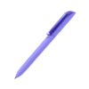 Ручка шариковая FLOW PURE, сиреневый корпус/прозрачный клип, покрытие soft touch, пластик (Изображение 1)