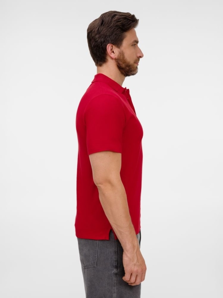 Рубашка поло унисекс Tervise, красная, размер XL (Изображение 5)