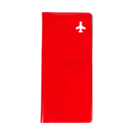 Обложка для тревел-документов &quot;Flight&quot; 10,3 x 21,8 см, ПВХ, красный