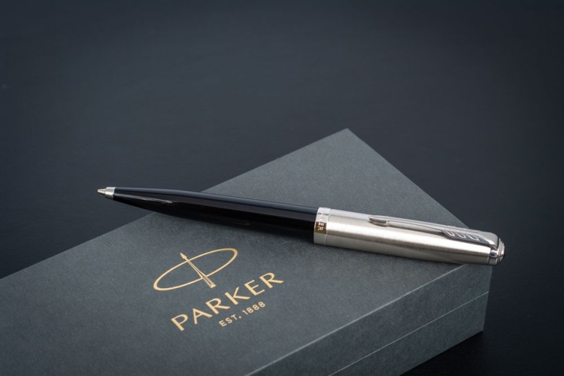 Ручка шариковая Parker 51 Black CT (Изображение 3)