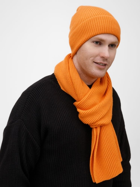 Шапка Nobilis Mono, оранжевая (абрикос) (Изображение 6)
