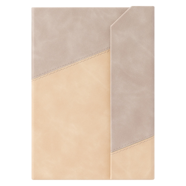 Ежедневник B2Book Magnetic Medio Diagonal 1/2, бежевый (Изображение 1)