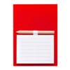 Блокнот с магнитом YAKARI, 40 листов, карандаш в комплекте, красный, картон (Изображение 1)