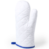 Прихватка-рукавица SILAX, белый с синим, полиэстер (Изображение 1)