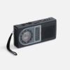 Bluetooth-колонка с радио Comradio, черная (Изображение 1)