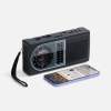 Bluetooth-колонка с радио Comradio, черная (Изображение 2)