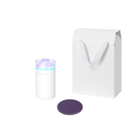 Подарочный набор Crystal, Auris, фиолетовый (увлажнитель воздуха, зарядное устройство)