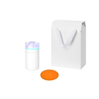 Подарочный набор Crystal, Auris, оражевый (увлажнитель воздуха, зарядное устройство)