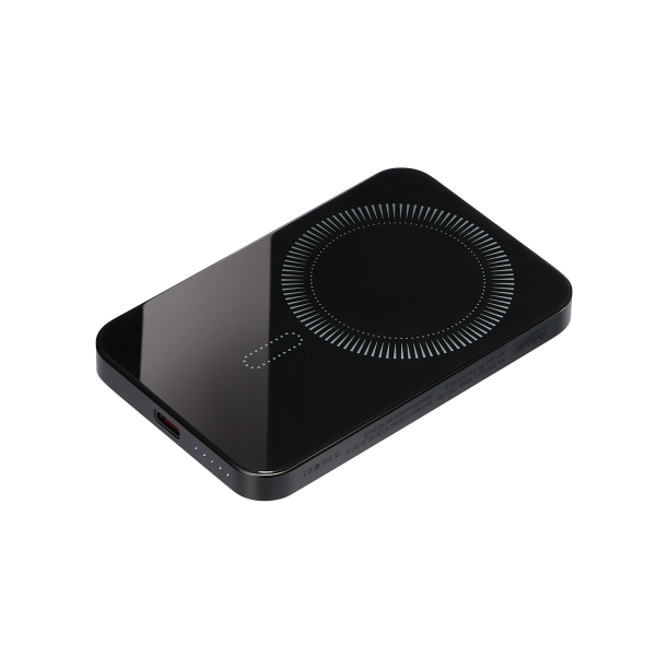 Внешний аккумулятор Artex PD 5000mAh с функцией беспроводной зарядки 15W, черный (Изображение 1)