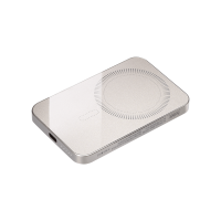 Внешний аккумулятор Artex PD 5000mAh с функцией беспроводной зарядки 15W, титановый