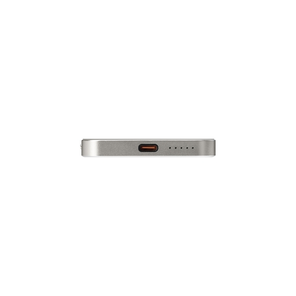 Внешний аккумулятор Artex PD 5000mAh с функцией беспроводной зарядки 15W, титановый (Изображение 5)