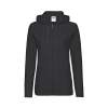 Толстовка без начеса "Ladies Lightweight Hooded Sweat", черный, L, 80% х/б 20% полиэстер, 240 г/м2 (Изображение 1)