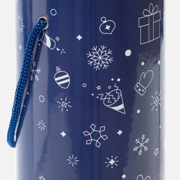 Тубус для бутылки Snowlace, синий (Изображение 5)