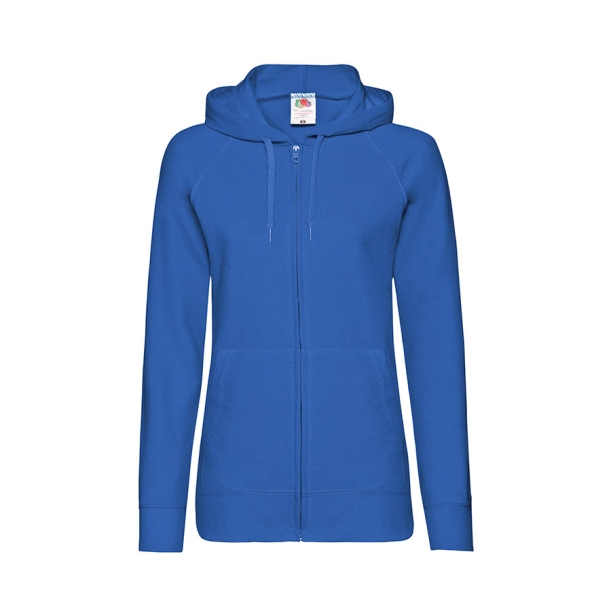 Толстовка без начеса "Ladies Lightweight Hooded Sweat", ярко-синий, XS, 80% х/б 20% полиэстер, 240 г (Изображение 1)