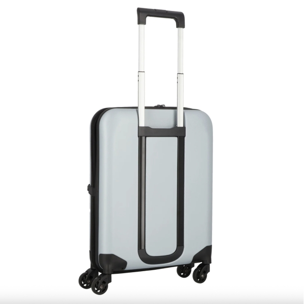 Чемодан складной Rollink FLEX LIGHT 55x40x20 см, 4 колеса, светло-серый (Изображение 2)