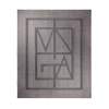 Плед VINGA Monogram из переработанного полиэстера GRS, 170x130 см (Изображение 1)