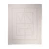 Плед VINGA Monogram из переработанного полиэстера GRS, 170x130 см (Изображение 1)