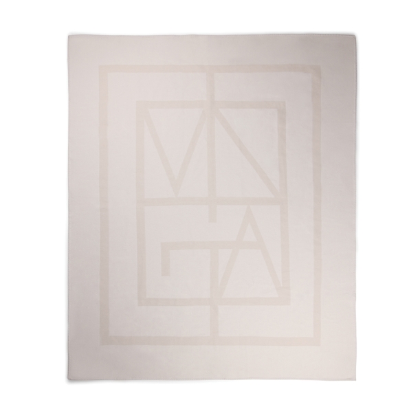 Плед VINGA Monogram из переработанного полиэстера GRS, 170x130 см (Изображение 1)