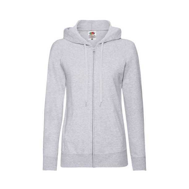Толстовка без начеса "Ladies Lightweight Hooded Sweat", серый, 2XL, 80% х/б 20% полиэстер, 240 г/м2 (Изображение 1)