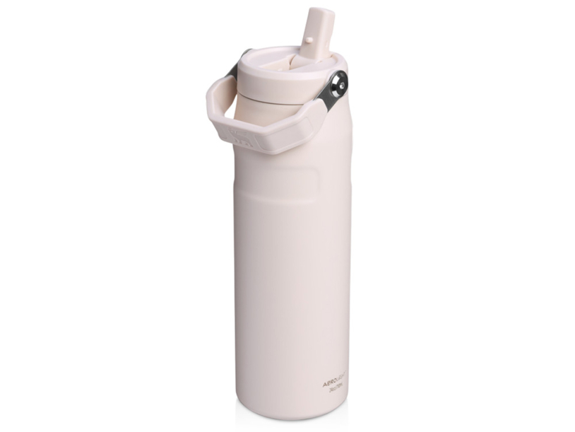 Бутылка для воды объемом 700 мл с откидной трубочкой Stanley IceFlow™ 2.0 - Light pink (Изображение 1)