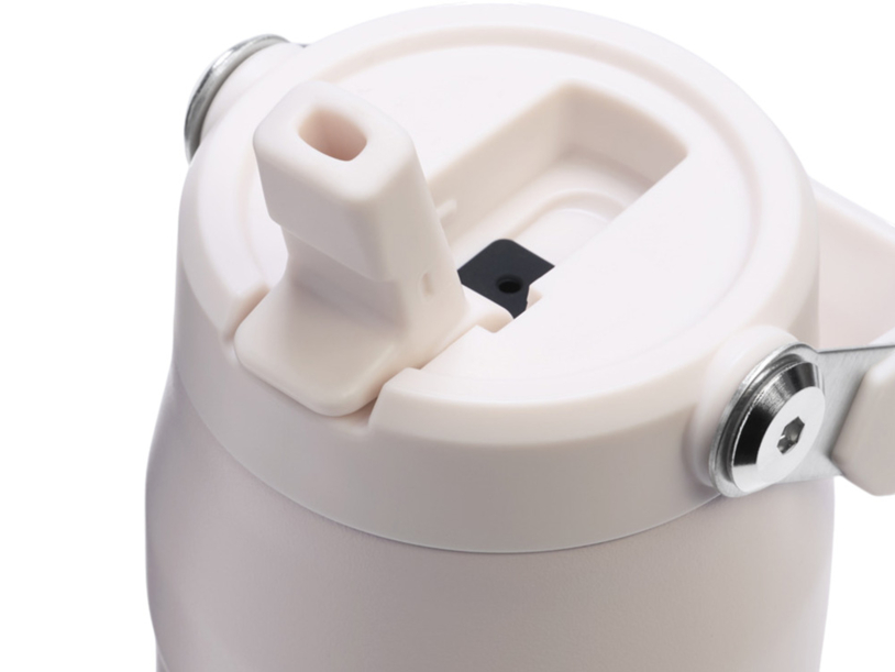 Бутылка для воды объемом 700 мл с откидной трубочкой Stanley IceFlow™ 2.0 - Light pink (Изображение 3)