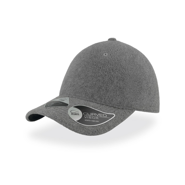 Бейсболка "Uni-Cap Polarfleece", без панелей и швов, серый, 100% полиэстер  270 г/м2         (Изображение 1)