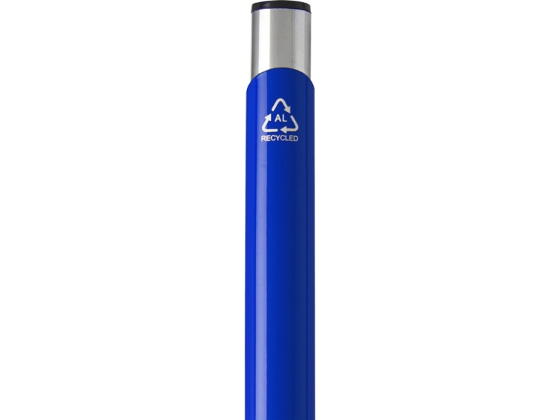 Ручка шариковая из переработанного алюминий Moneta (ярко-синий)  (Изображение 3)