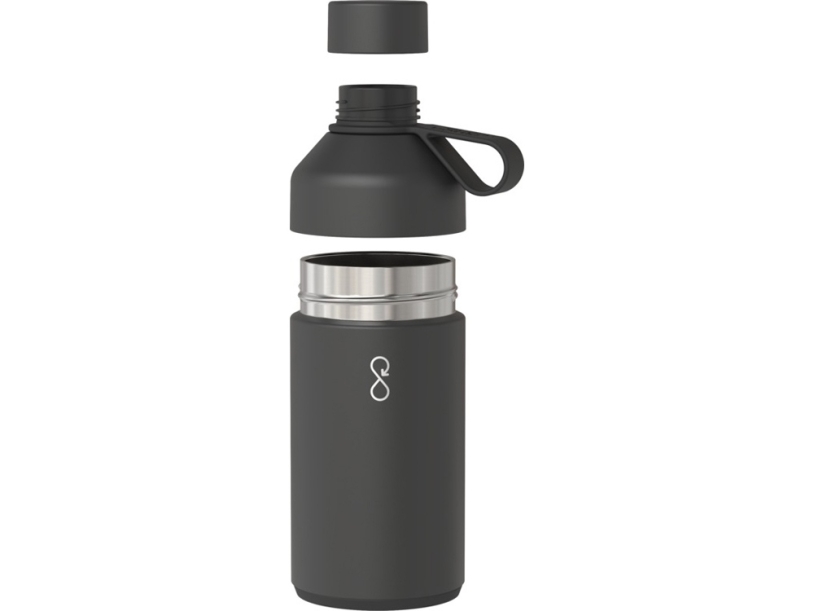 Бутылка для воды Ocean Bottle с вакуумной изоляцией (черный) 750 мл (Изображение 5)