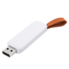 USB flash-карта STRAP (16Гб), белый, 5,6х2,3х0,8см, пластик (Изображение 1)