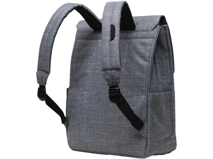 Herschel City рюкзак из переработанного материала объемом 16 л - Серый яркий (Изображение 3)