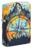 Зажигалка ZIPPO Compass с покрытием Glow In The Dark Green, латунь/сталь, разноцветная, 38x13x57 мм (Изображение 1)
