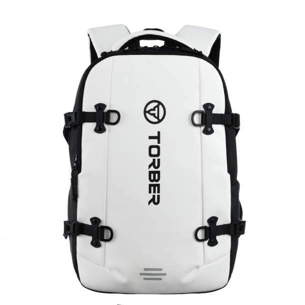 Рюкзак спортивный TORBER Xtreme 18", белый/чёрный, 31 х 12 х 46 см, 17л (Изображение 1)
