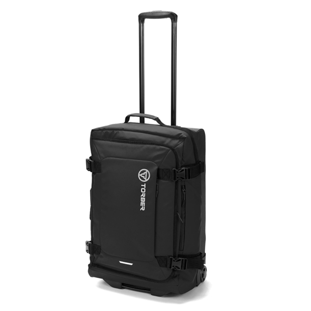 Сумка на колесах TORBER Mobi, чёрный, полиэстер 900D с PU покрытием, 60 х 38 х 25,5 см, 57 л (Изображение 1)