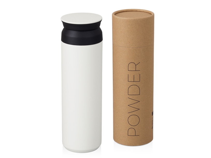 Вакуумный термос Powder (белый)  (Изображение 1)