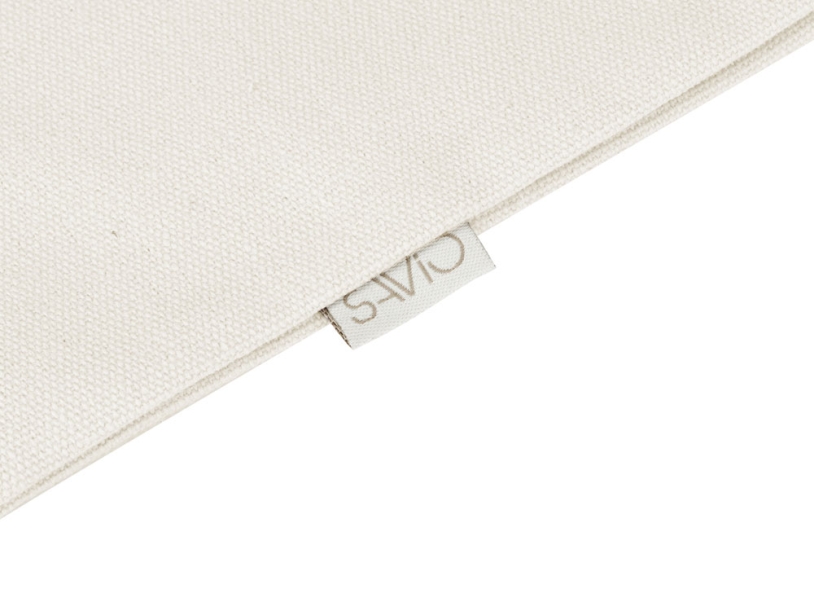 Сумка для шоппинга Cotton из переработанного хлопка, 280 г/м2 (натуральный/синий)  (Изображение 6)