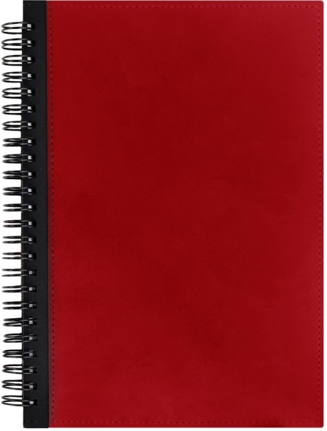 Ежедневник Notera Maxi, недатированный, красный (Изображение 1)