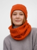 Шапка ComFleece, темно-оранжевая (кирпичная) (Изображение 6)