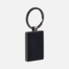 Брелок Gun Metal Leather Rectangle, графитовый (Изображение 1)