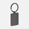 Брелок Gun Metal Leather Rectangle, графитовый (Изображение 2)