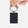 Брелок Gun Metal Leather Rectangle, графитовый (Изображение 3)