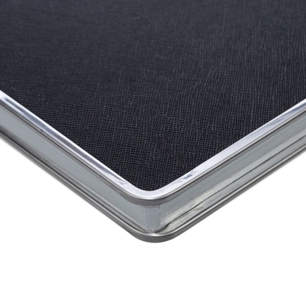 Ежедневник Frame Metal, недатированный, черный (Изображение 5)