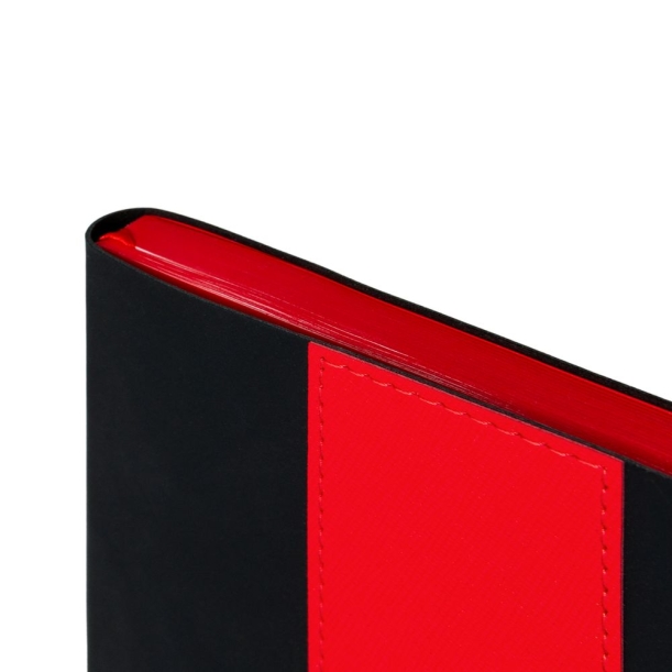 Ежедневник Bookmark, недатированный, черный с красным (Изображение 6)