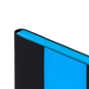 Ежедневник Bookmark, недатированный, черный с голубым (Изображение 6)