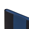Ежедневник Bookmark, недатированный, черный с синим (Изображение 6)