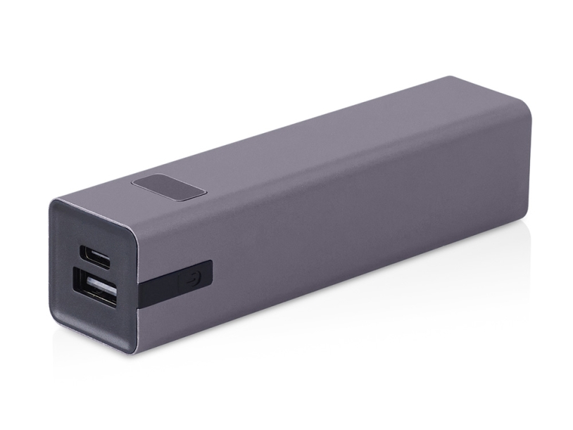 Внешний аккумулятор Rail c дисплеем, 5000 mAh (темно-серый)  (Изображение 1)